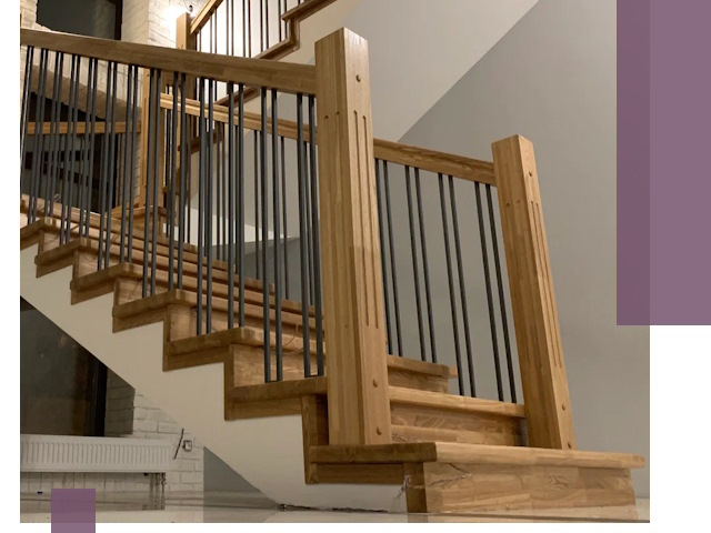 Реставрация деревянных и металлических лестниц в Устях-Лабинске