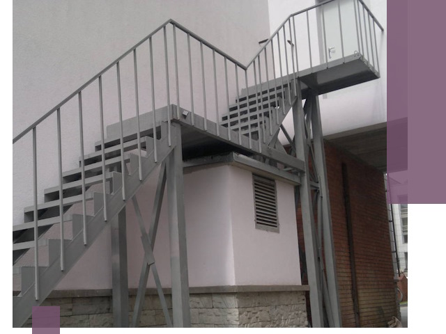 Монтаж пожарных лестниц под ключ в Устях-Лабинске с гарантией качества