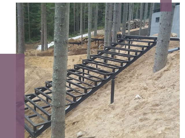 Монтаж металлических лестниц в Устях-Лабинске от 13536 руб. 