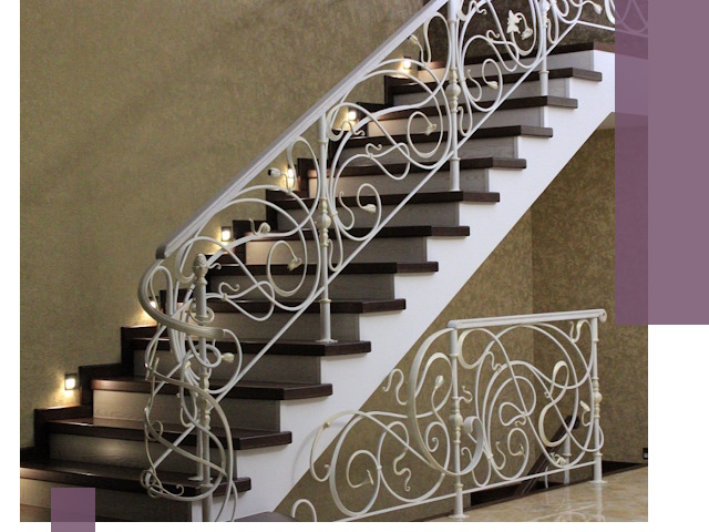 Кованые лестницы под ключ в Устях-Лабинске — изготовление и монтаж