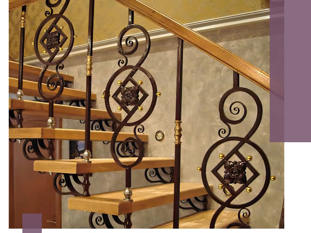 Изготовление кованых лестниц под ключ в Устях-Лабинске