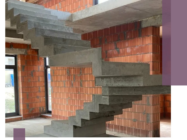 Изготовление бетонных лестниц под ключ в Устях-Лабинске