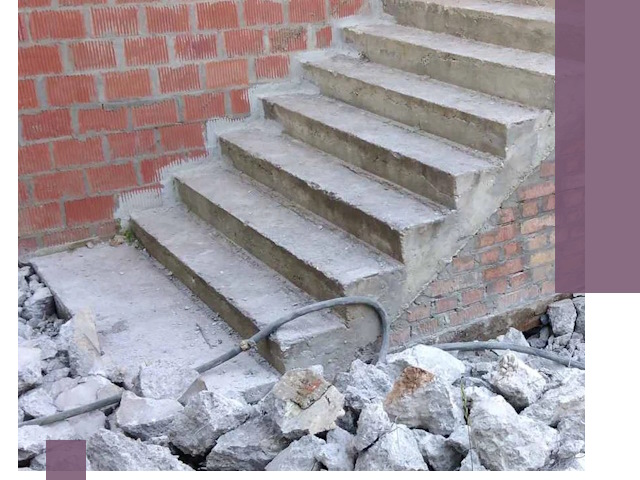 Демонтаж бетонных лестниц в Устях-Лабинске: быстро и безопасно