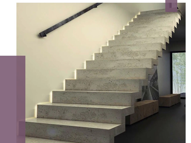 Облицовка бетонных лестниц в Устях-Лабинске от 4597 руб/м2