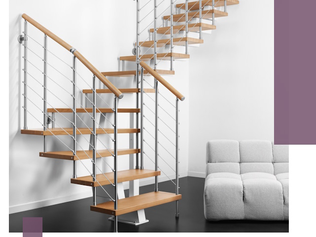 Модульные лестницы под ключ в Устях-Лабинске — монтаж и изготовление