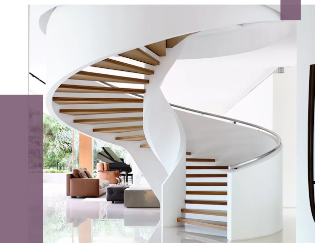 Винтовые лестницы в Устях-Лабинске под ключ от 48526 руб. | ПРОЛЁТ-Улб