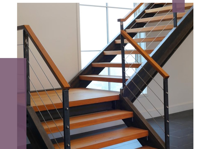 Изготовление лестниц на металлокаркасе в Устях-Лабинске от 18900 руб. | ПРОЛЁТ-Улб
