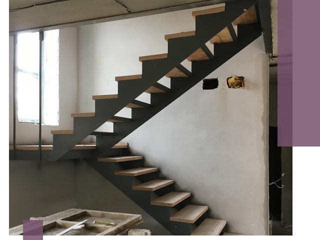 Изготовление лестниц на металлокаркасе в Устях-Лабинске от производителя