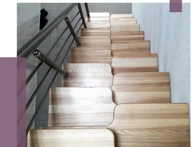 Лестницы гусиный шаг в Устях-Лабинске от 13025 руб. под ключ | ПРОЛЁТ-Улб