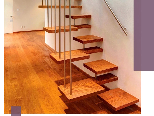 Лестницы «гусиный шаг» на заказ в Устях-Лабинске для узких пространств