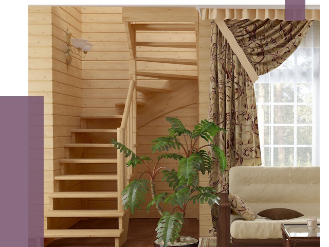 Лестницы для дачи в Устях-Лабинске от 75854 руб.  | ПРОЛЁТ-Улб