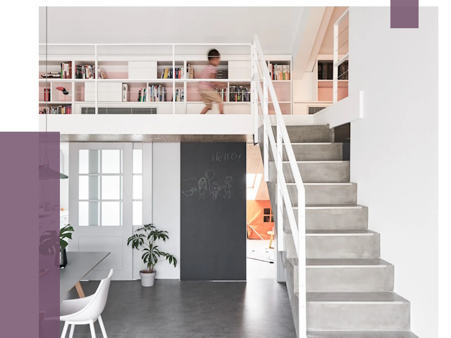 Лестницы для двухуровневой квартиры в Устях-Лабинске от 176226 руб. | ПРОЛЁТ-Улб