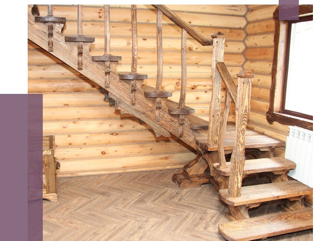 Лестницы в баню в Устях-Лабинске от 19104 руб. — изготовление | ПРОЛЁТ-Улб