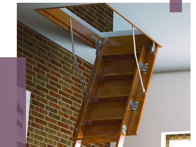 Установка чердачной лестницы в Устях-Лабинске от 7815 руб. | ПРОЛЁТ-Улб