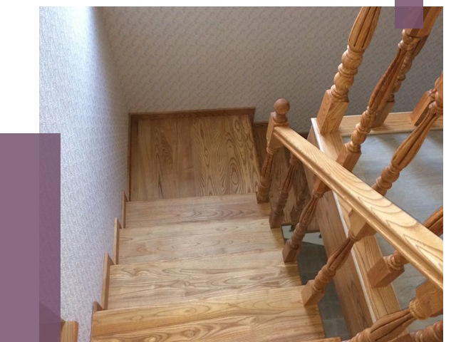 Сосновые лестницы в Устях-Лабинске под ключ от 8071 руб.  | ПРОЛЁТ-Улб