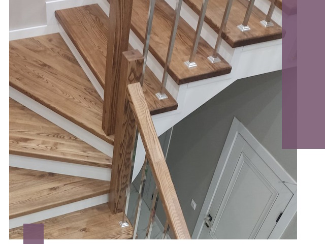 Обшивка металлических лестниц под ключ в Устях-Лабинске