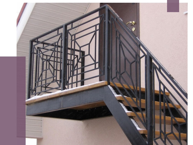 Металлические перила в Устях-Лабинске от 4291 руб.  | ПРОЛЁТ-Улб