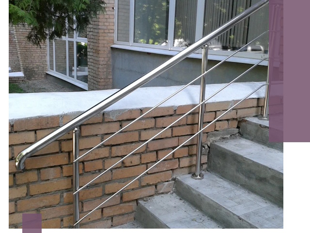 Перила из нержавеющей стали высокого качества в Устях-Лабинске