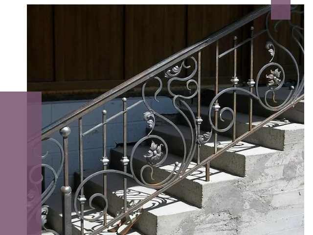Кованые перила в Устях-Лабинске от 8684 руб. под ключ — качество от ПРОЛЁТ-Улб
