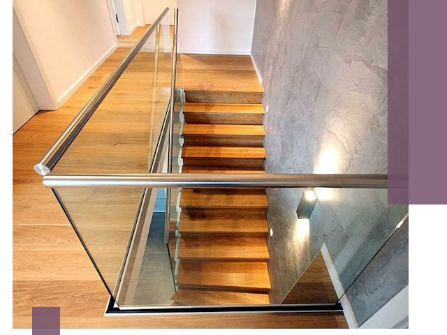 Перила для лестницы в доме — изготовление и монтаж в Устях-Лабинске