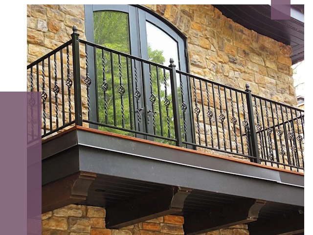 Балконные ограждения в Устях-Лабинске от 8020 руб. — купить | ПРОЛЁТ-Улб