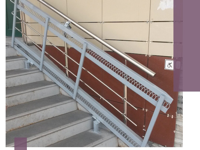 Изготовление откидных пандусов под ключ в Устях-Лабинске