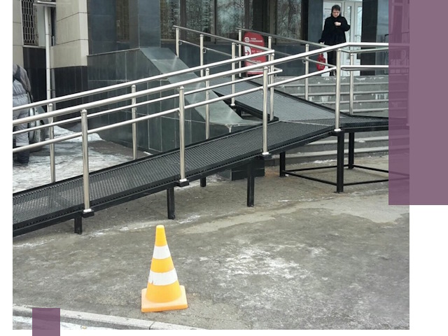 Стационарные пандусы под ключ в Устях-Лабинске — изготовление и монтаж