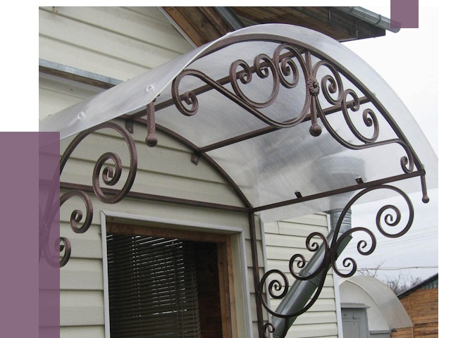 Изготовление козырьков в Устях-Лабинске от 7356 руб. — заказать | ПРОЛЁТ-Улб