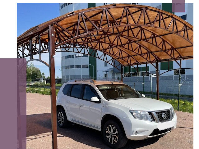 Недорогие навесы в Устях-Лабинске от 42907 руб. | ПРОЛЁТ-Улб