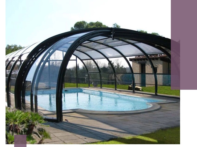 Навесы для бассейна в Устях-Лабинске: изготовление и монтаж под ключ