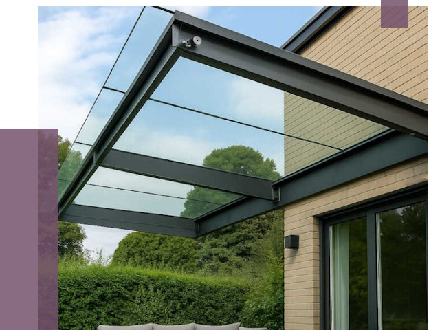 Стеклянные навесы и козырьки в Устях-Лабинске от 12259 руб.