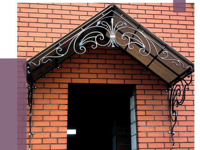 Металлические козырьки в Устях-Лабинске от 10676 руб. 