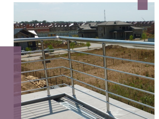 Парапеты из нержавеющей стали в Устях-Лабинске от 7968 руб. за м² | ПРОЛЁТ-Улб