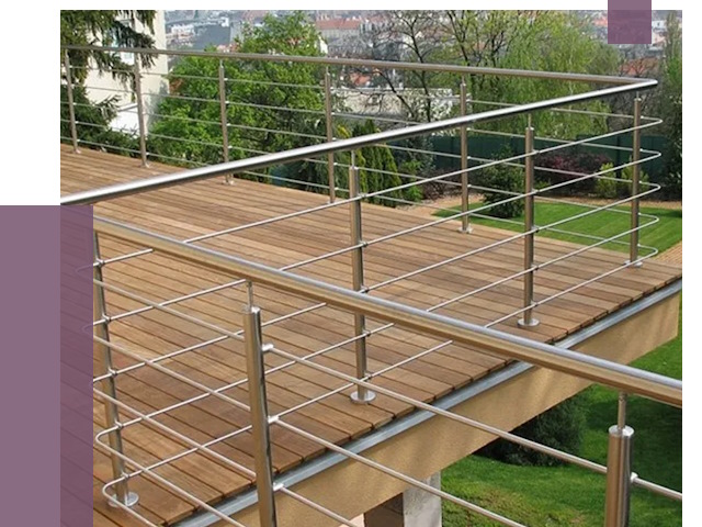 Алюминиевые парапеты в Устях-Лабинске под ключ от 7764 руб. 