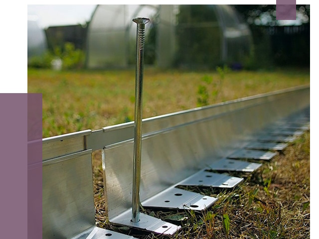 Металлические бордюры для газона в Устях-Лабинске от 4291 руб. | ПРОЛЁТ-Улб