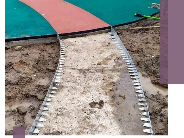 Металлические бордюры для дорожек в Устях-Лабинске — монтаж и изготовление