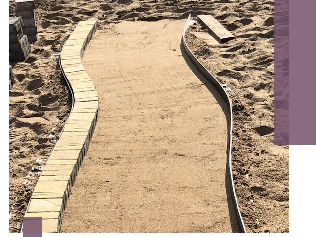 Металлические бордюры для тротуаров в Устях-Лабинске — прочные и долговечные