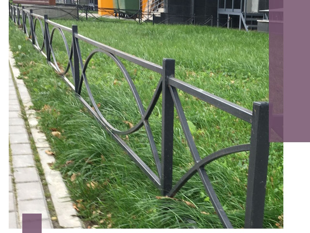 Газонные ограждения из металла в Устях-Лабинске — монтаж и продажа