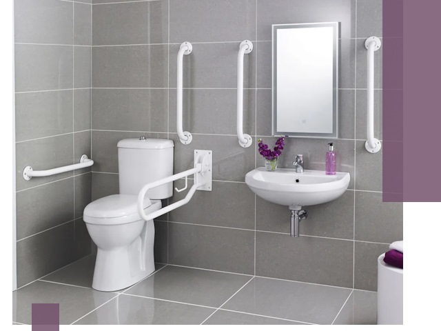 Поручни для санузлов в Устях-Лабинске: установка, ремонт и монтаж