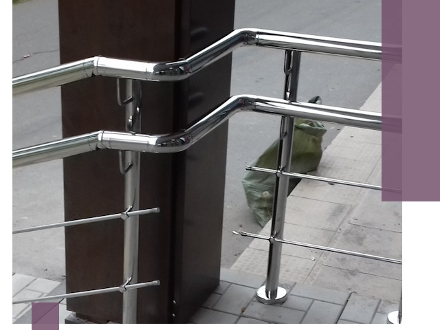 Монтаж поручней из нержавеющей стали в Устях-Лабинске качественно и быстро